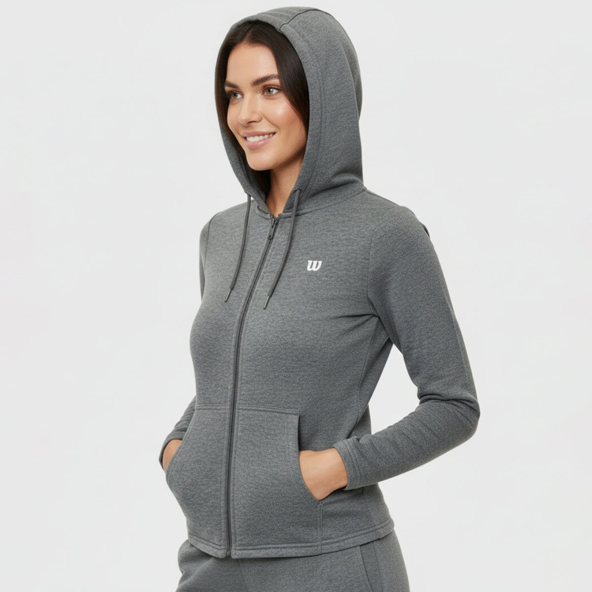 Sudadera Wilson con cierre French Terry para Mujer - Sports Center