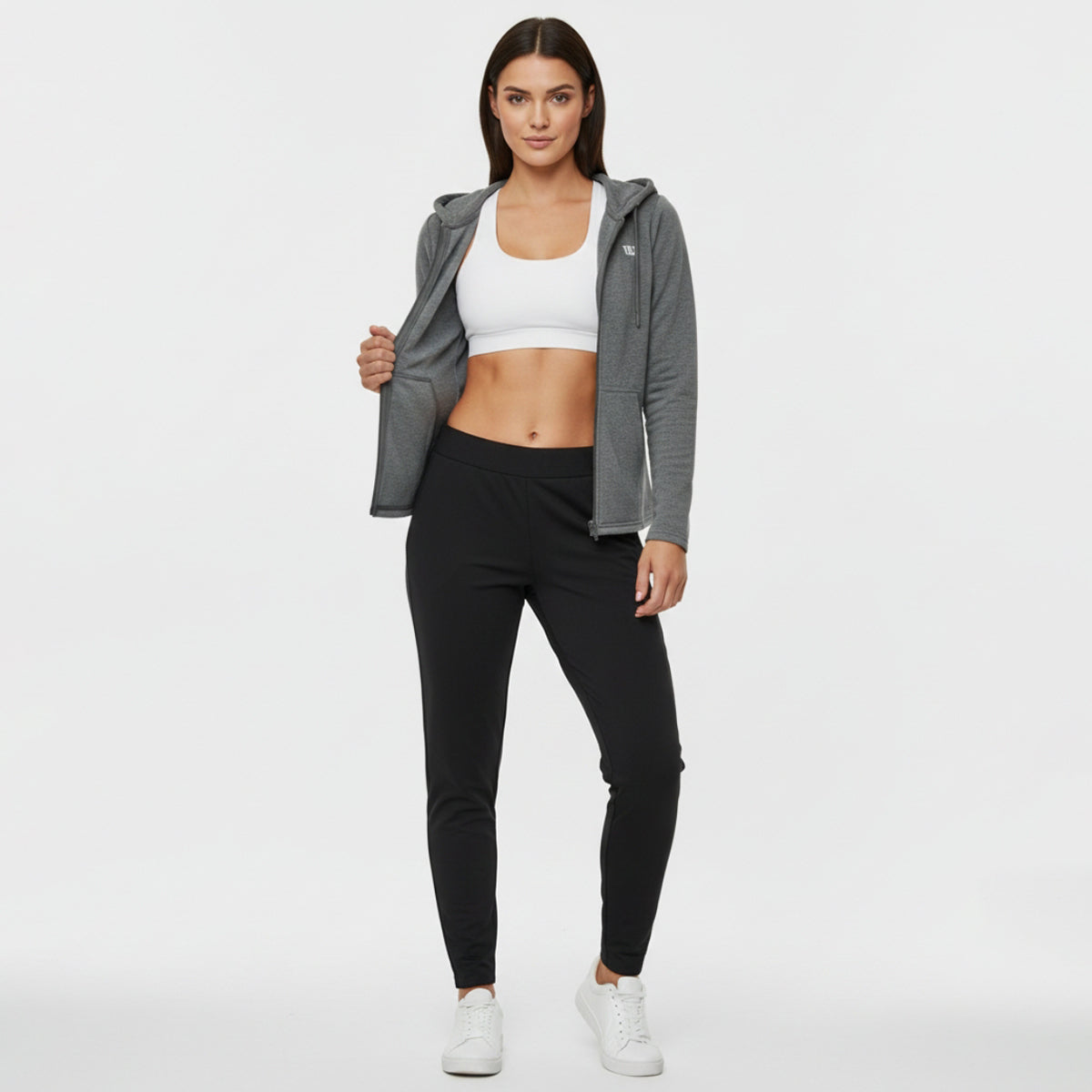 Sudadera Wilson con cierre French Terry para Mujer - Sports Center
