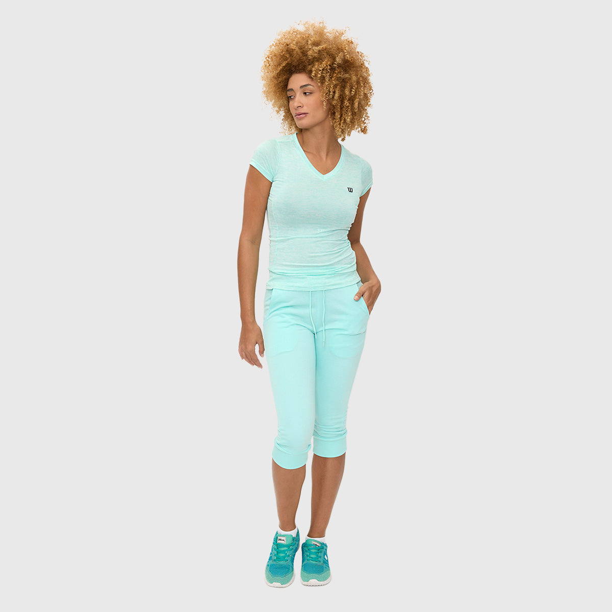 Pescador Capri Wilson French Terry Entrenamiento Mujer - Sports Center