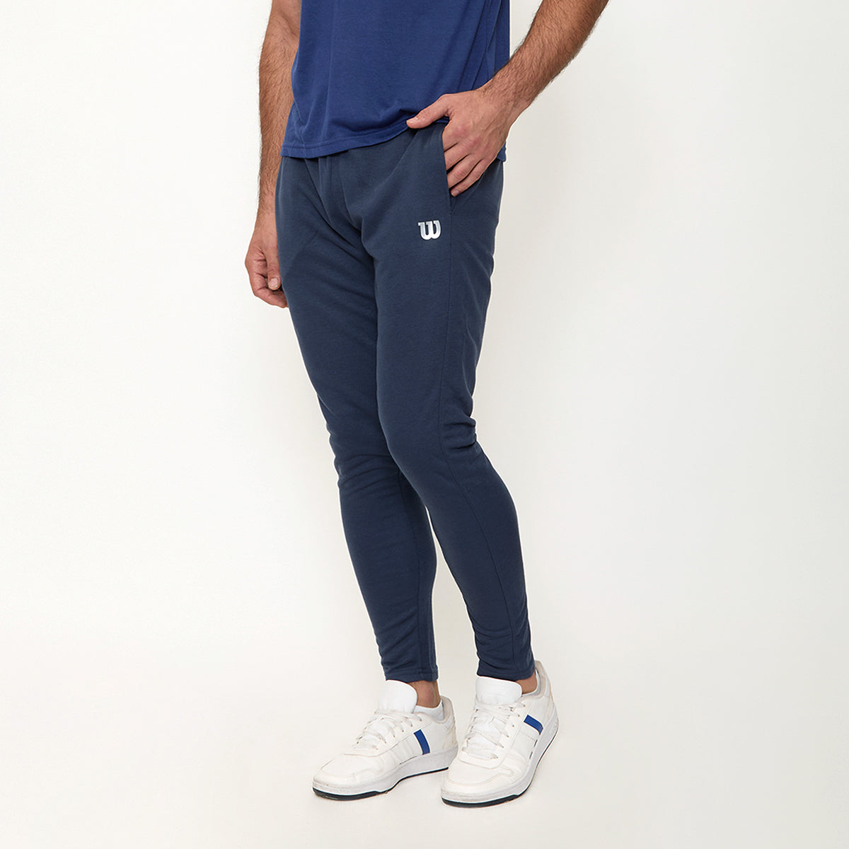 Pants Pantalón Wilson Deportivo French Terry Térmico Cómodo Azul Marino - Sports Center