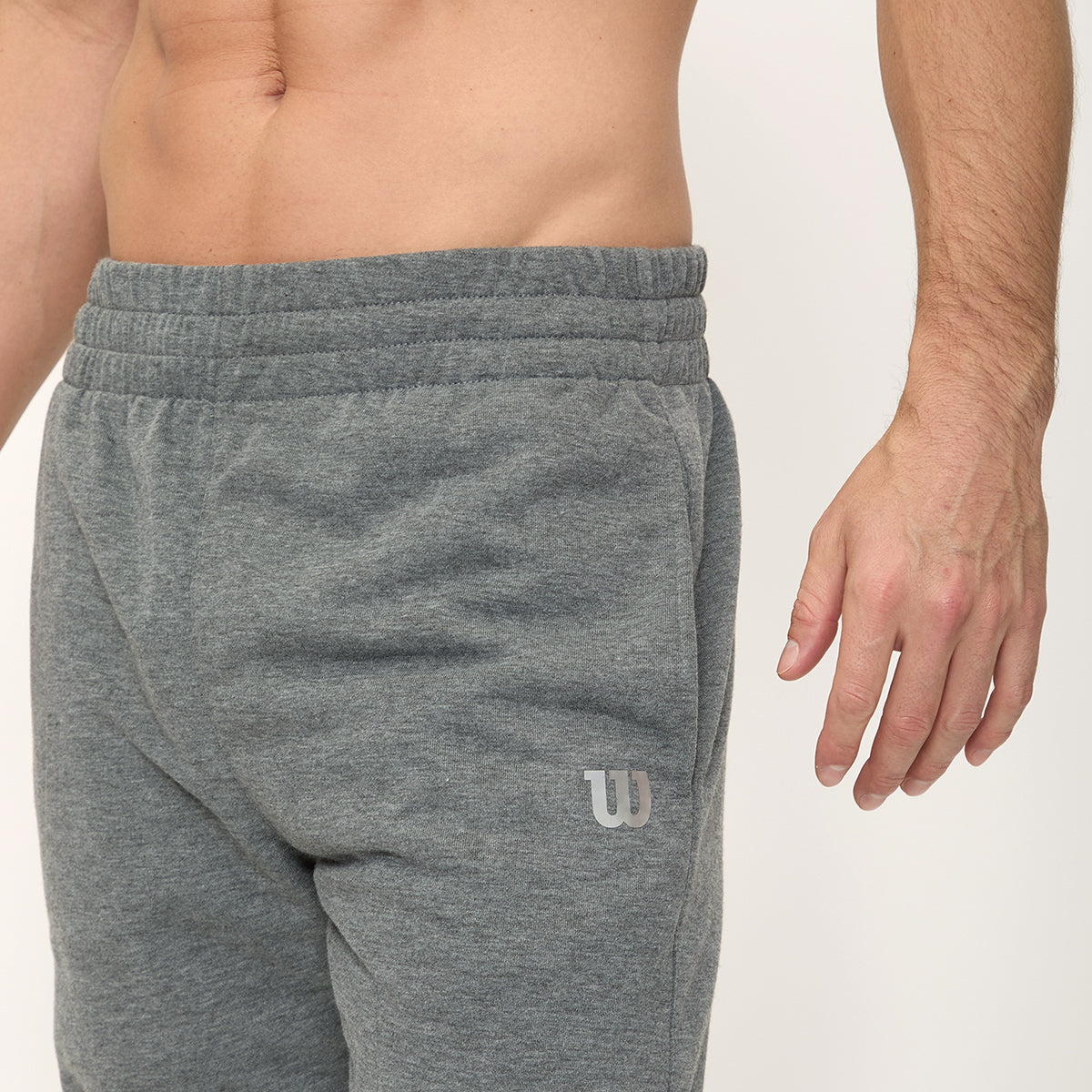 Pants Pantalón Wilson Deportivo French Terry Térmico Cómodo Gris Oxford - Sports Center