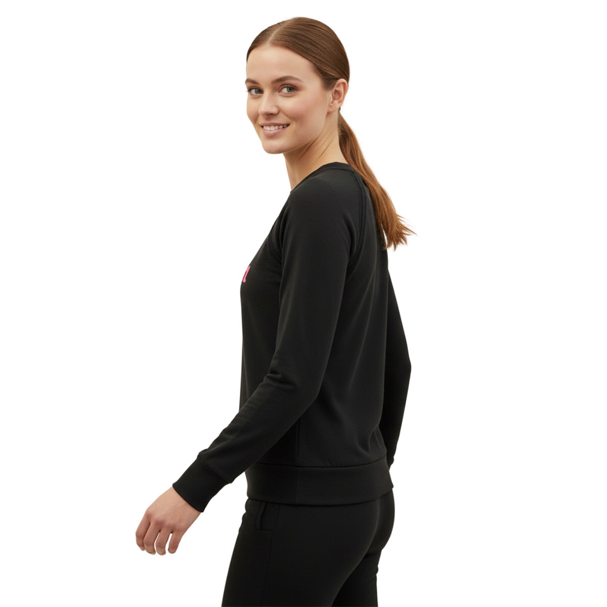 Sudadera Wilson Estampada Cuello Redondo French Terry para Mujer