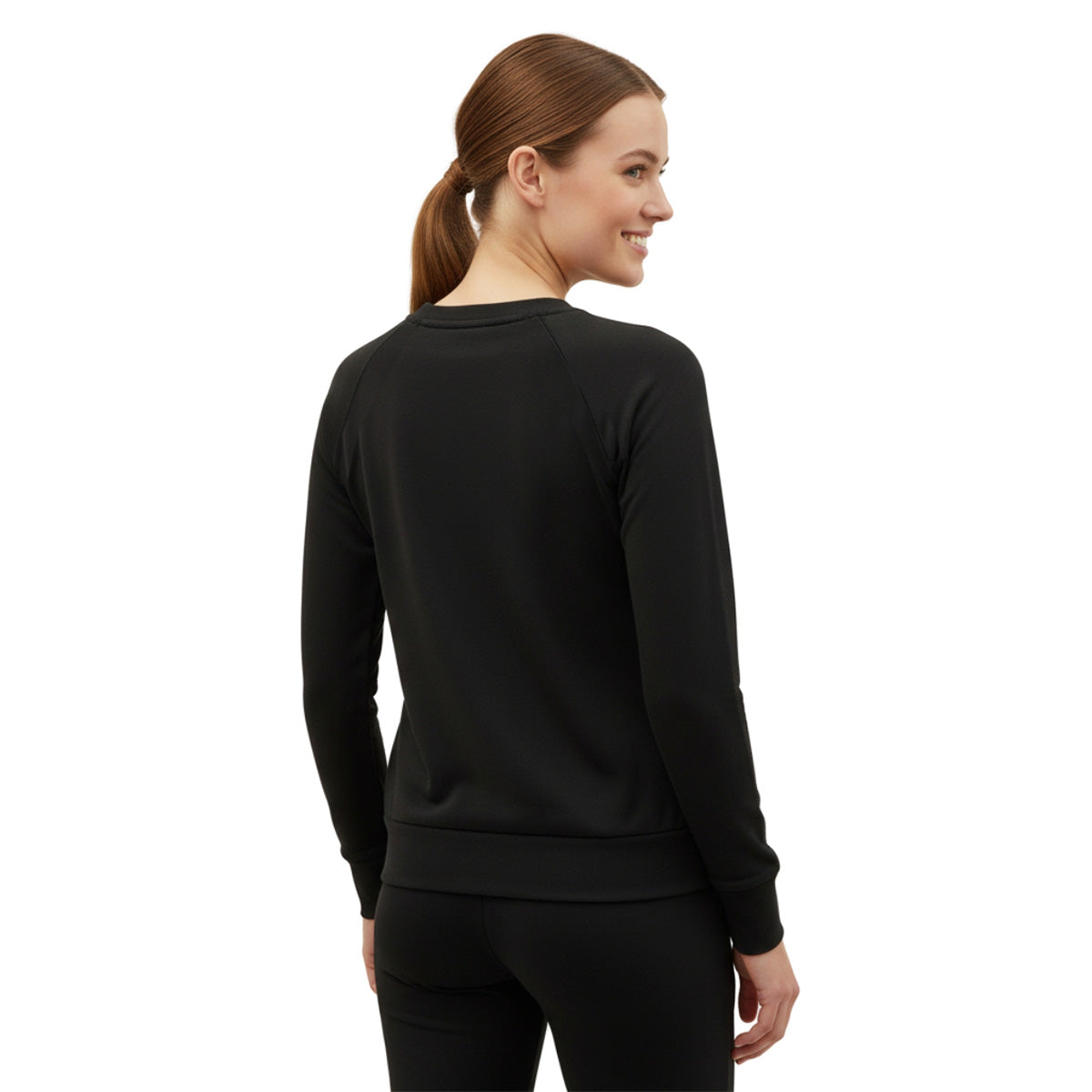 Sudadera Wilson Estampada Cuello Redondo French Terry para Mujer