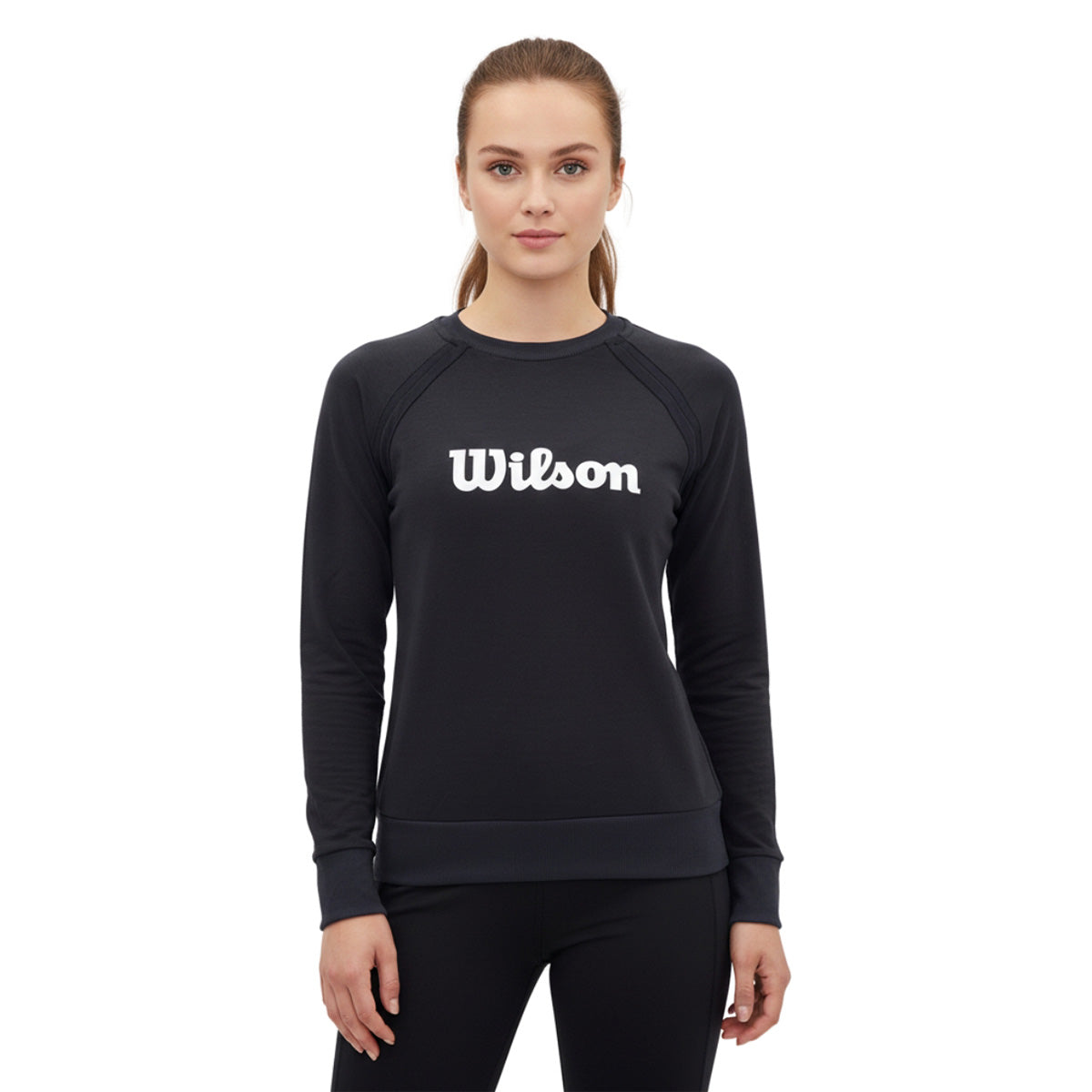 Sudadera Wilson Estampada Cuello Redondo French Terry para Mujer