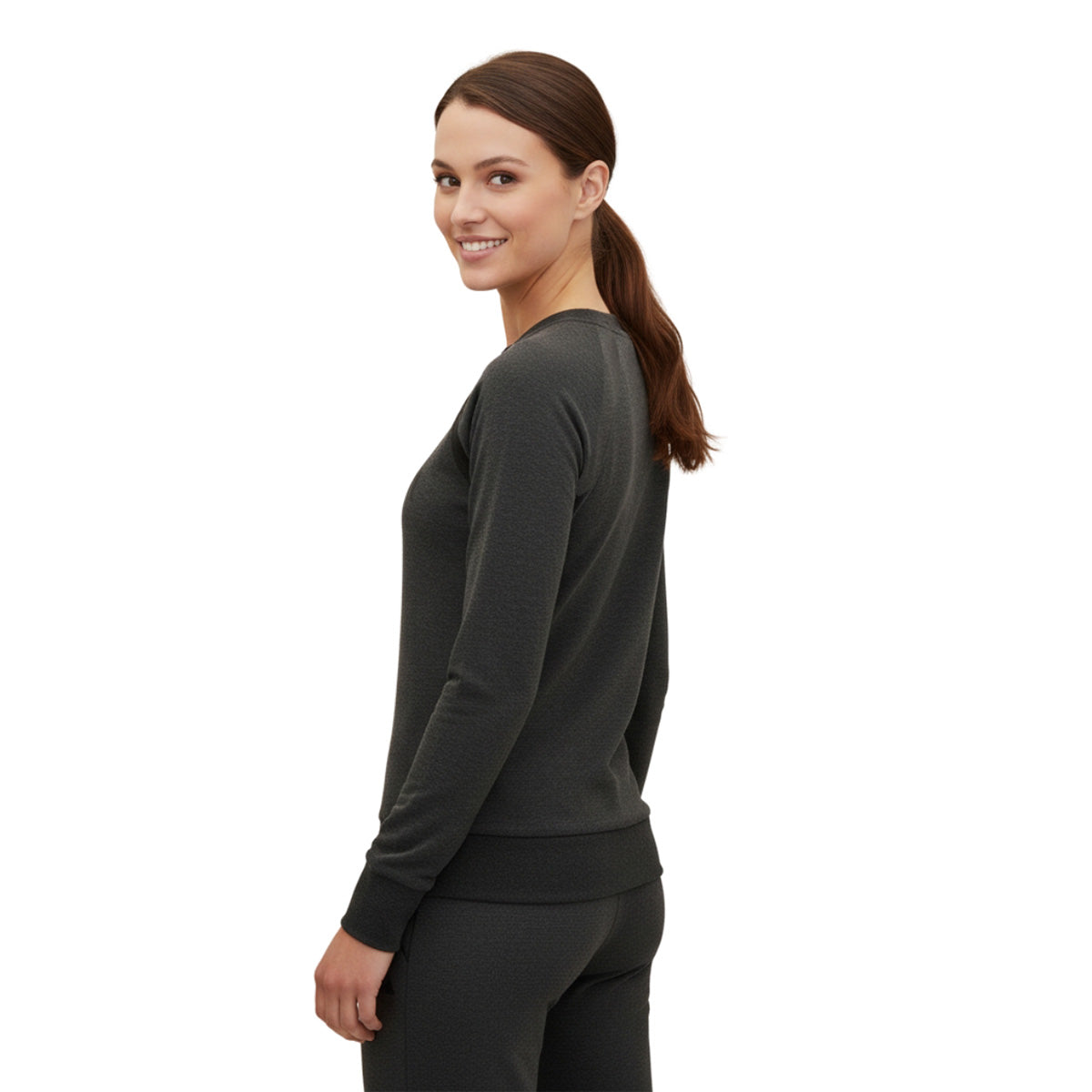 Sudadera Wilson Estampada Cuello Redondo French Terry para Mujer