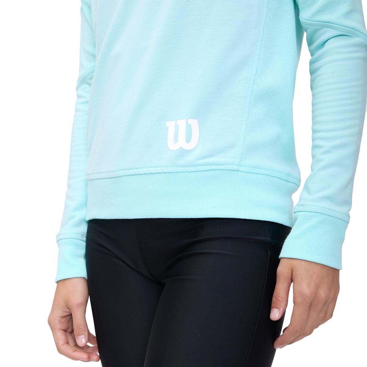 Sudadera Wilson Canalé Aqua Mujer