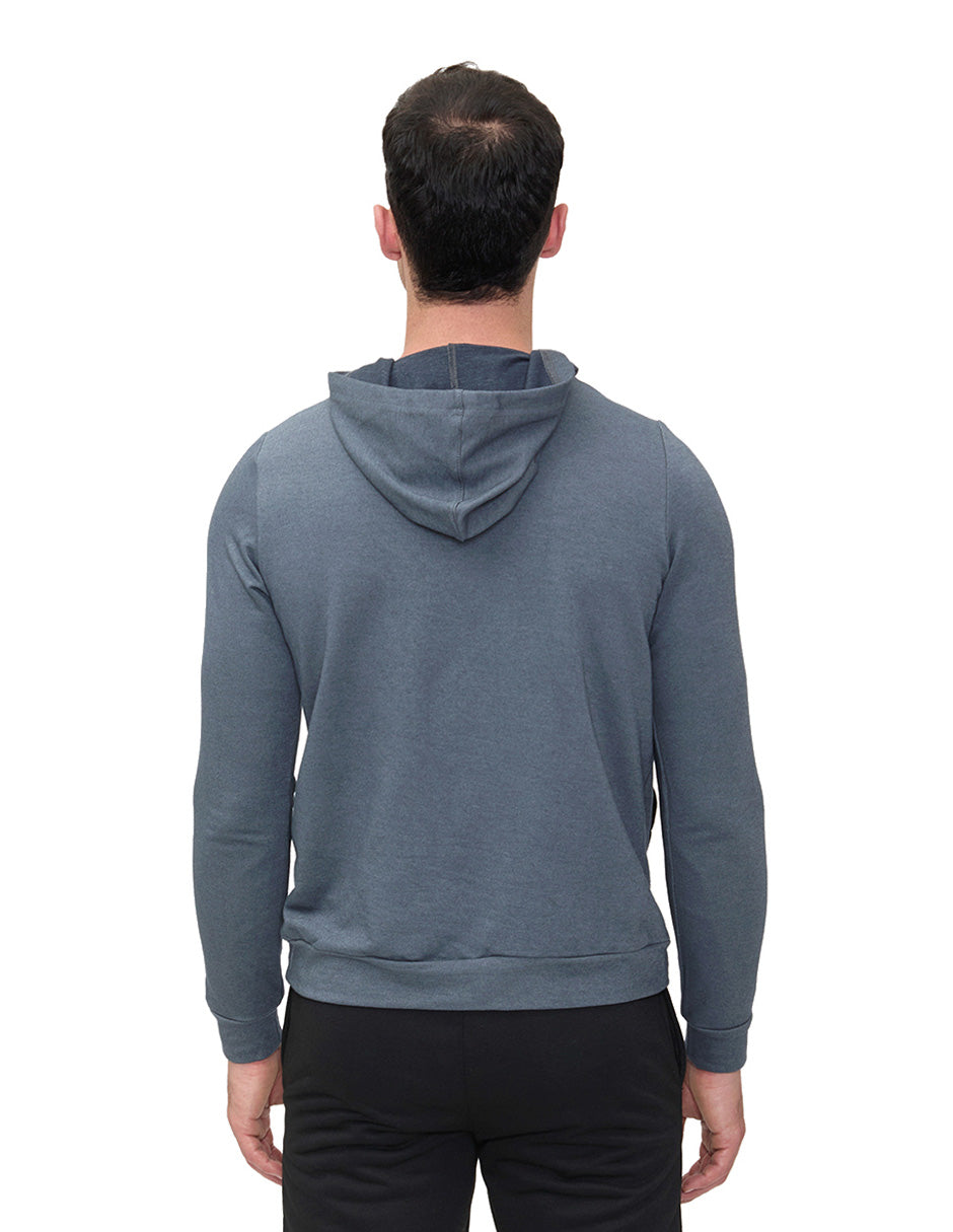Sudadera Wilson Tipo Mezclilla con Capucha Hombre