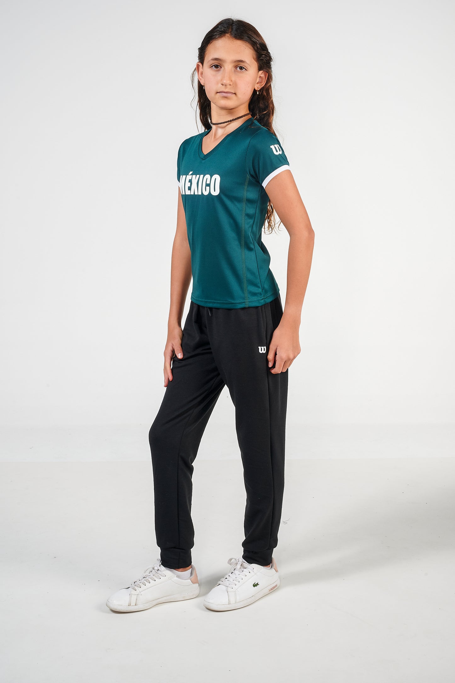 Playera doble niña verde - Decathlon